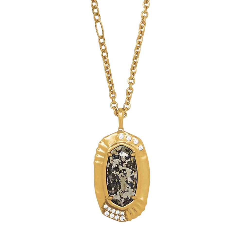 NWT! Kendra Scott Anna 14K Goldplated Pendant Necklace - Picture 2 of 6